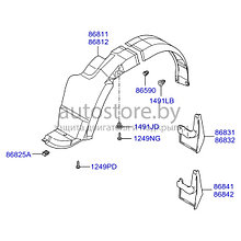 Подкрылок передний левый HYUNDAI: ATOS 01-