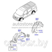 Подкрылок передний правый HYUNDAI: H1 2007-