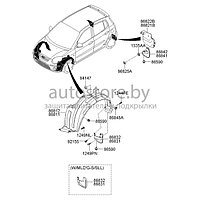 Подкрылок передний левый KIA: PICANTO 08-