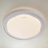 Круглый потолочный светильник с пультом 40006/1 LED белый, фото 1