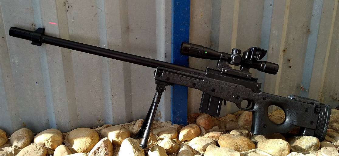 Детская пневматическая снайперская винтовка AWP с ЛЦУ 918 - фото 1 - id-p103358823