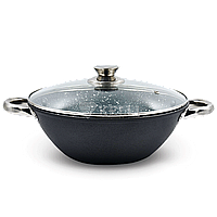 Вок (wok) с крышкой Kelli KL-4069-32