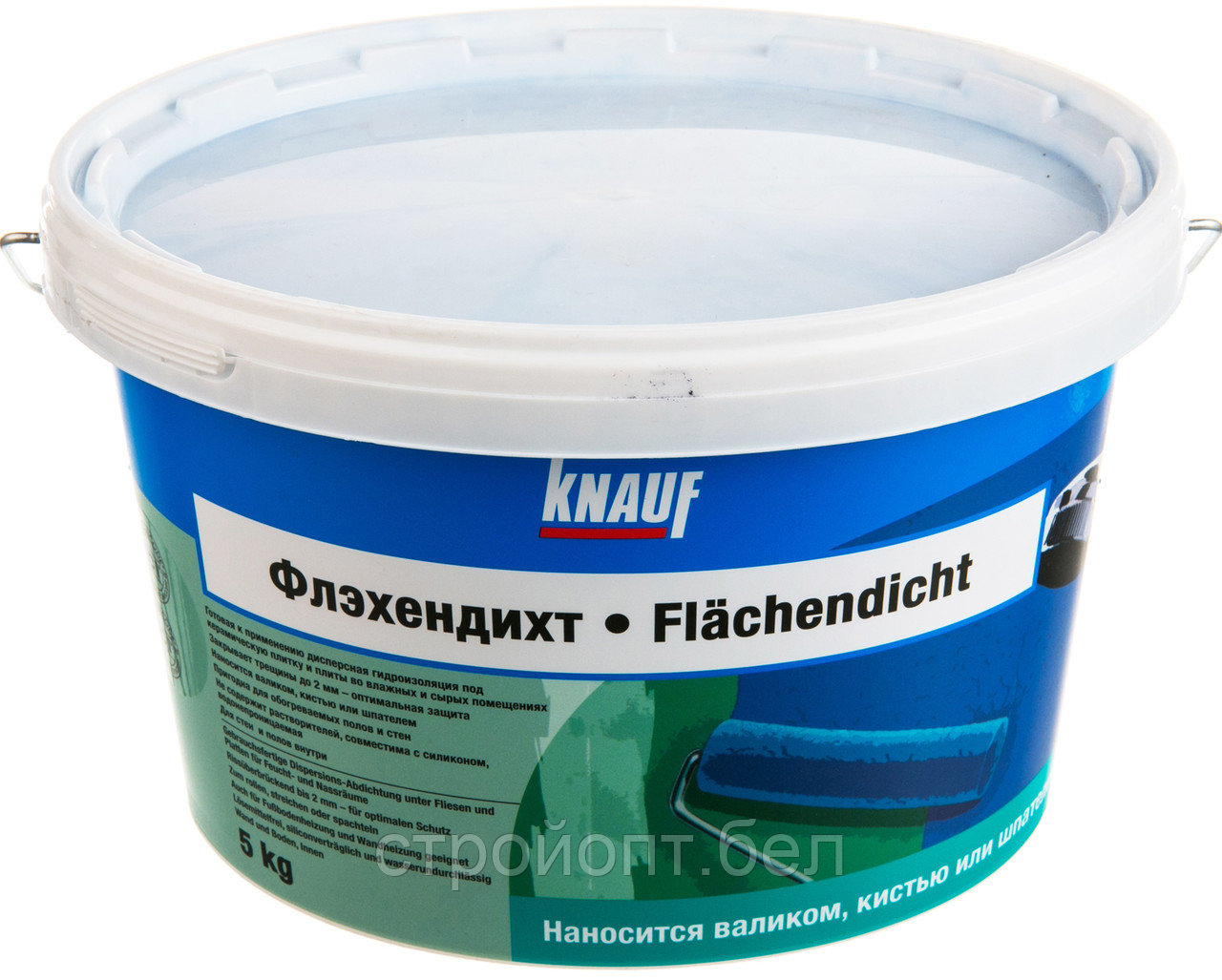 Гидроизоляционная мастика КНАУФ Флэхендихт, 5 кг - фото 2 - id-p103381285