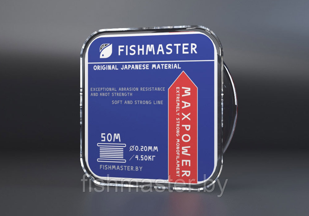 Леска монофильная Fishmaster MAXPOWER - 50м 0.23 - фото 1 - id-p112376071