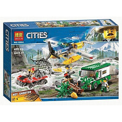 Конструктор Bela 10864 Cities Ограбление у горной речки (аналог Lego City 60175) 409 деталей