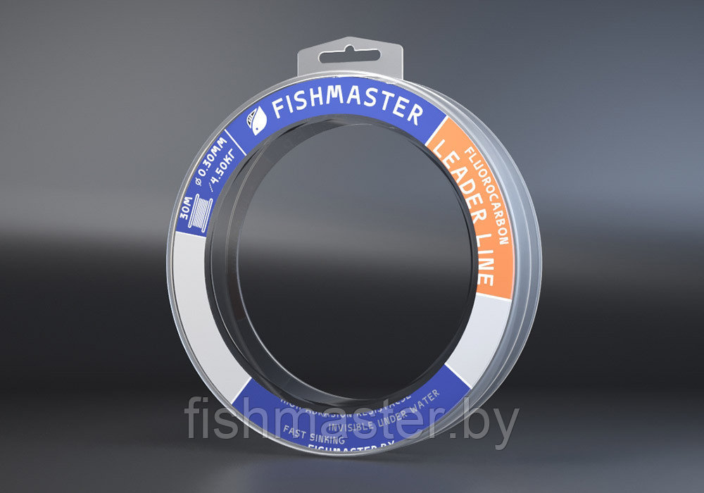 Флюорокарбоновая леска Fishmaster FLUOROCARBON LEADER, 30м 0.45 - фото 1 - id-p112375709
