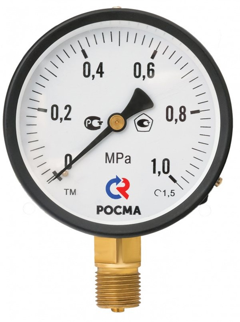 Манометр ТМ-310Р.00(0-1МРа)G1/4.150С.1,5 резьба G1/4 кл точ 1,5