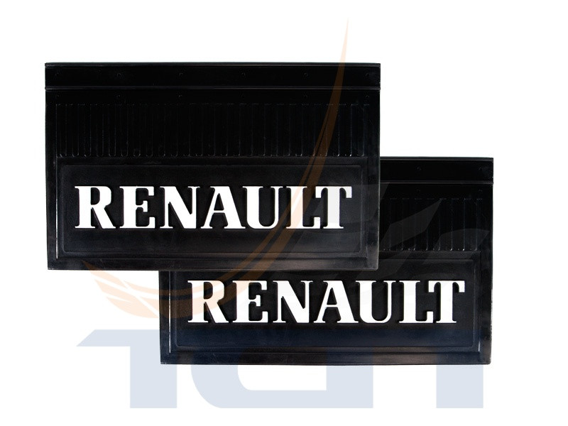Комплект брызговиков объемный текст (высота букв 4мм) 580х360мм RENAULT T900061 ТСП РОССИЯ