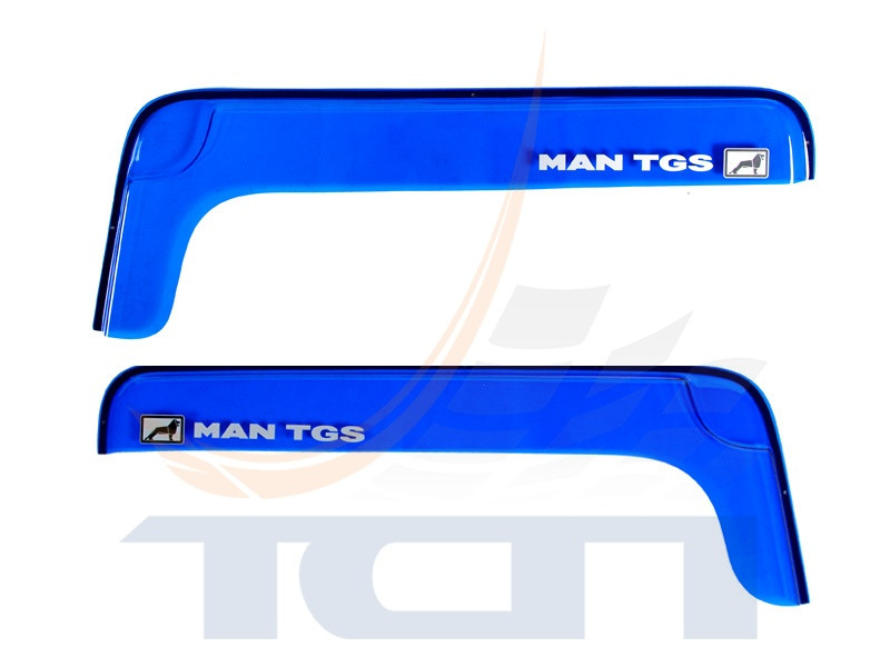 Дефлектор окна MAN TGS короткий угол синий 800057 - фото 1 - id-p103389888