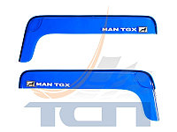 Дефлектор окна MAN TGX короткий угол синий 800049