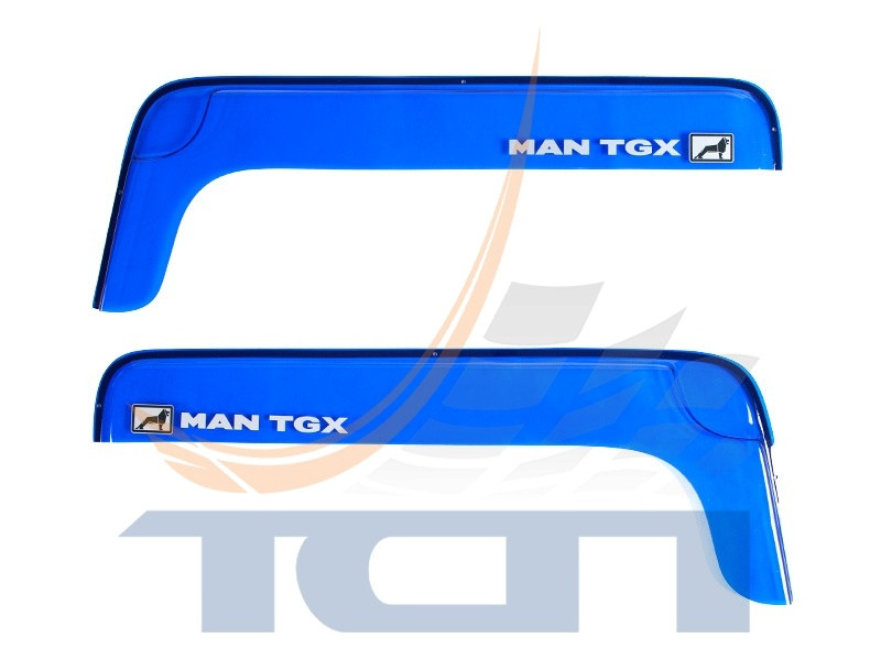 Дефлектор окна MAN TGX короткий угол синий 800049 - фото 1 - id-p103389890