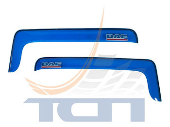 Дефлектор окна DAF XF короткий угол синий 800011