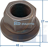 Гайка универсальная HM22*1.5-10/H27/SW32 MAN/MERCEDES/SCHMITZ/VOLVO/BPW 609200 HD-parts ФИНЛЯНДИЯ