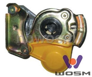 Головка соединительная с клапаном желтая M16х1.5 F-019 WOSM - фото 1 - id-p103390555