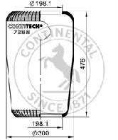 Пневморессора SCHMITZ 728N CONTITECH