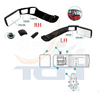 Зеркала заднего вида левое 52511,6228 электрорегулировка и обогрев