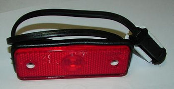 Фонарь габаритный светодиодный красный с QS подключением FT-004 C LED FRISTOM ПОЛЬША