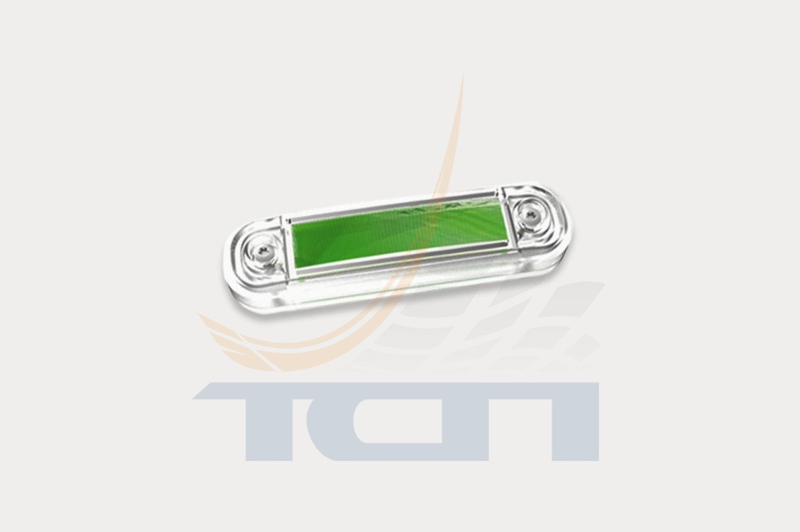 Фонарь габаритный светодиодный 12-30B зеленый с эл. проводом длиной 0,5м FT-045 ZIEL LED FRISTOM ПО - фото 1 - id-p103392188
