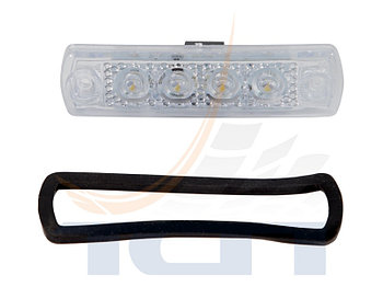 Фонарь габаритный (белый, узкий) на крышу кабины LED MAN TGA/TGL/TGM/TGS/TGX '01- > SY-ML3007-1 HanL