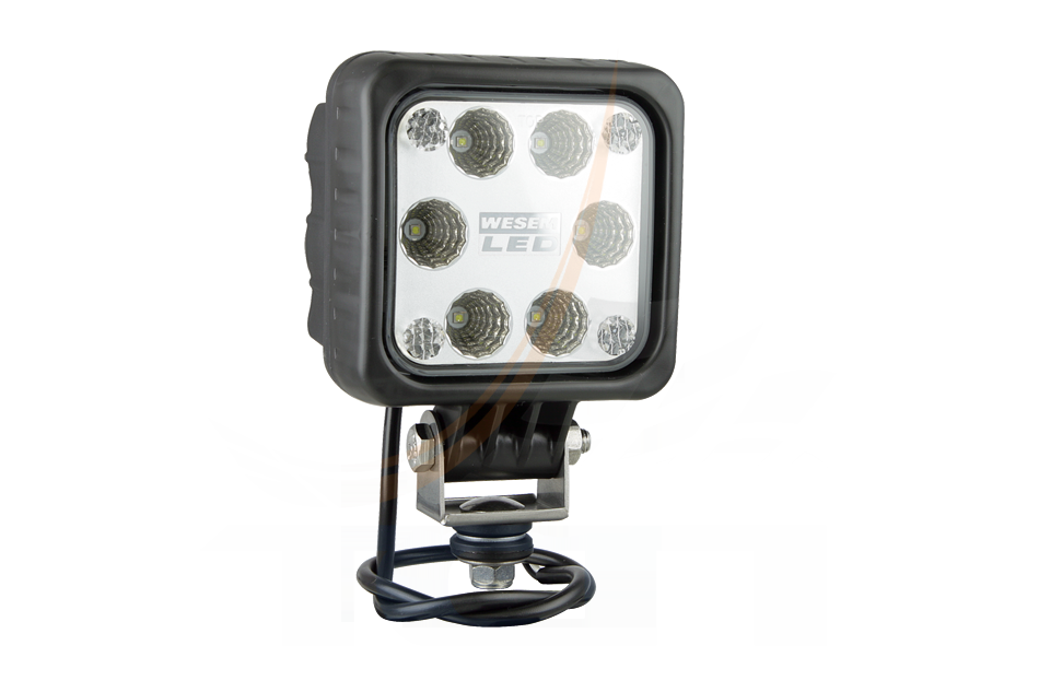 Фара рабочего света со светодиодами LED с проводом 2500lm - модуль LED 12V-24V/провод 0/5 м LED6F.4 - фото 1 - id-p103393087