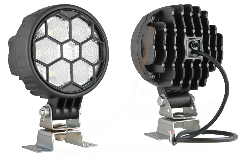 Фара рабочего света со светодиодами LED с кронштейном omega с проводом CRC3F.50482 WESEM ПОЛЬША - фото 1 - id-p103393101