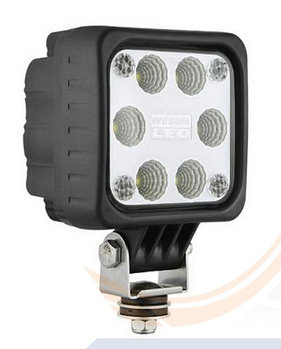 Фара рабочего света со светодиодами 1500lm модуль LED 12V-24V/провод 0/5 м LED1F.47400 WESEM ПОЛЬША