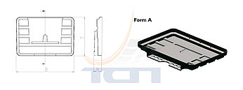 Полка инструментального ящика WK-FS 20, 30, 50 SCHMITZ 106860400 SAUERMANN ГЕРМАНИЯ