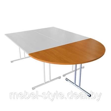 Стол складной офисный серии FT140 на металлической основе черный 1380*680*730,. столы FT140black.W (вишня) - фото 7 - id-p99961503