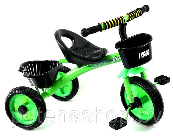 Велосипед детский трехколесный Favorit Trike Kids FTK-108EP (зелёный , 2019)