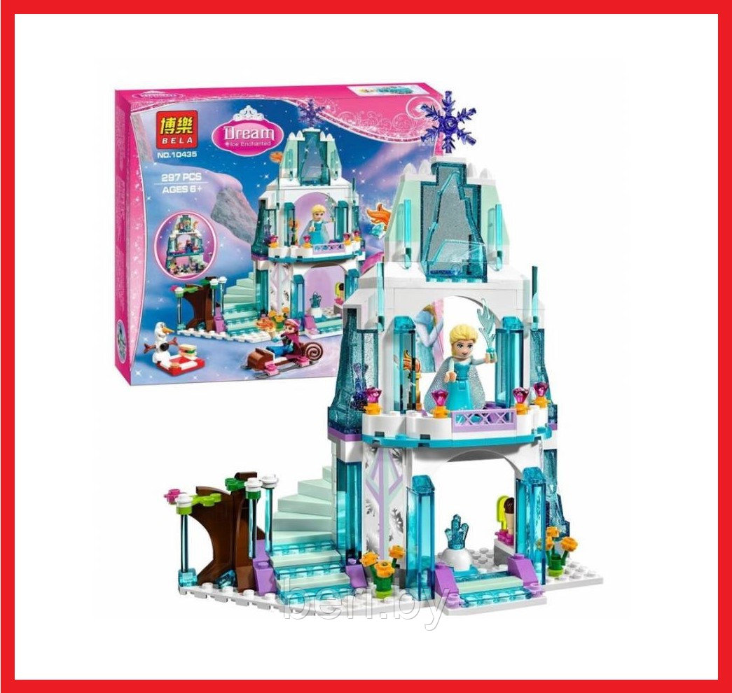 10435 Конструктор Bela Dream "Ледяной замок Эльзы", 297 деталей, аналог Lego Disney Princess 41062