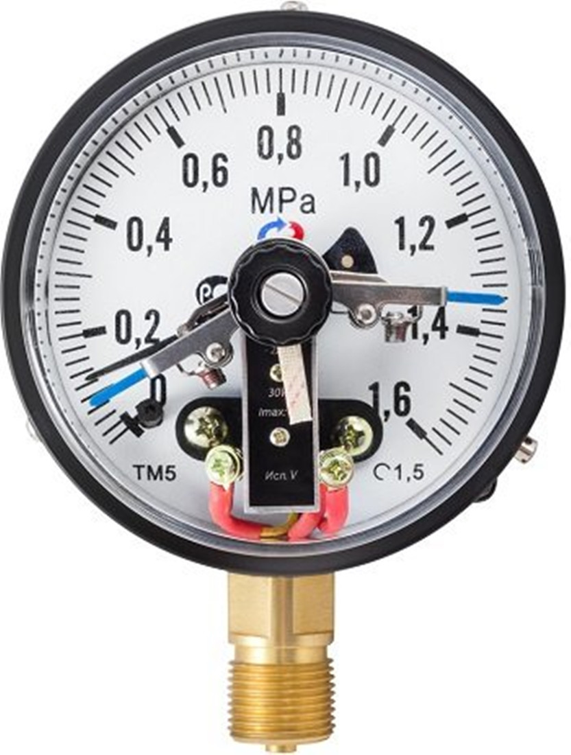 Манометр электроконтактный ТМ-510Р.05(0-1MPa)M20x1,5.1,5