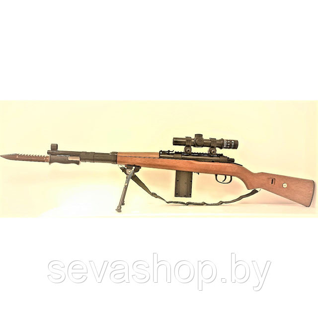 Пневматическая винтовка Мосина KAR 98K с оптическим прицелом арт JF-15