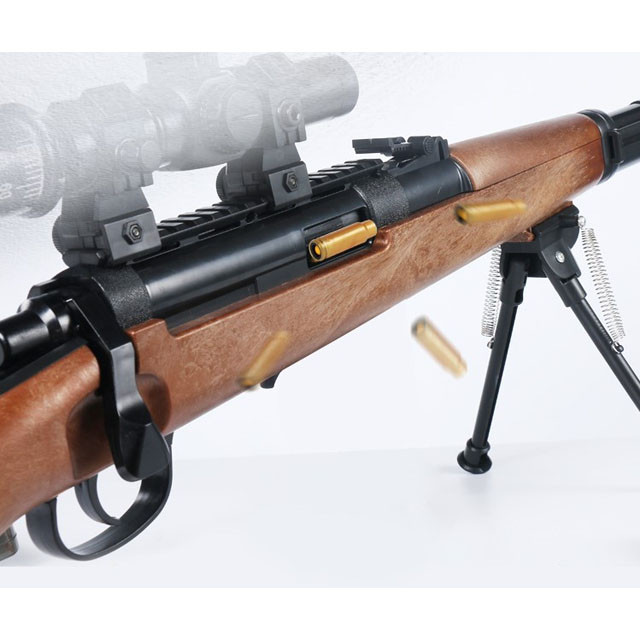 Пневматическая детская винтовка Мосина "KAR-98К" с гильзами - фото 3 - id-p103443680