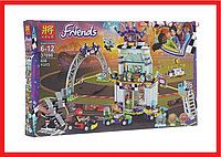 37090 Конструктор Lele Friends Большая гонка, 658 деталей, аналог Lego Friends 41352