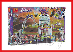 37090 Конструктор Lele Friends Большая гонка, 658 деталей, аналог Lego Friends 41352