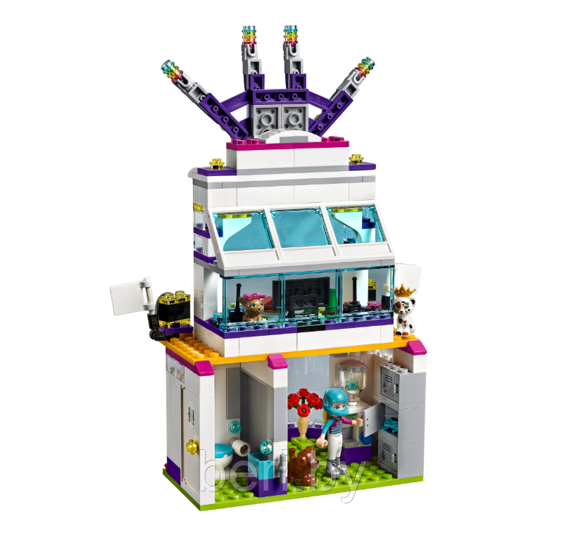 37090 Конструктор Lele Friends Большая гонка, 658 деталей, аналог Lego Friends 41352 - фото 3 - id-p103446511