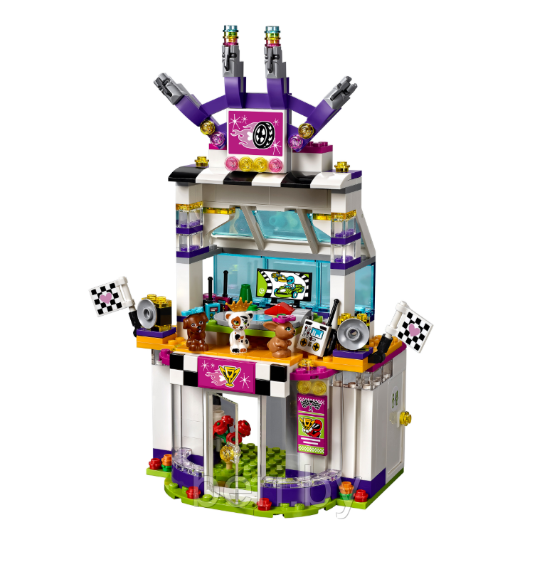 37090 Конструктор Lele Friends Большая гонка, 658 деталей, аналог Lego Friends 41352 - фото 2 - id-p103446511