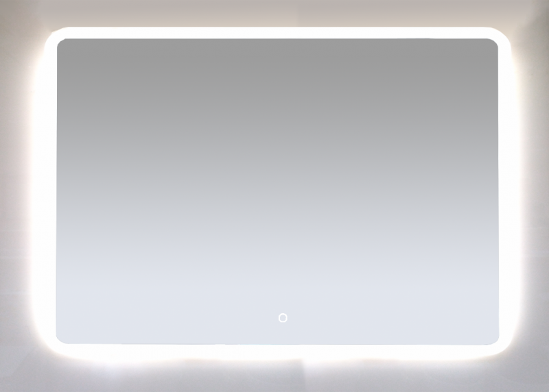 Зеркало Misty 3 Неон LED 1200х800 сенсор на зеркале (с круглыми углами)
