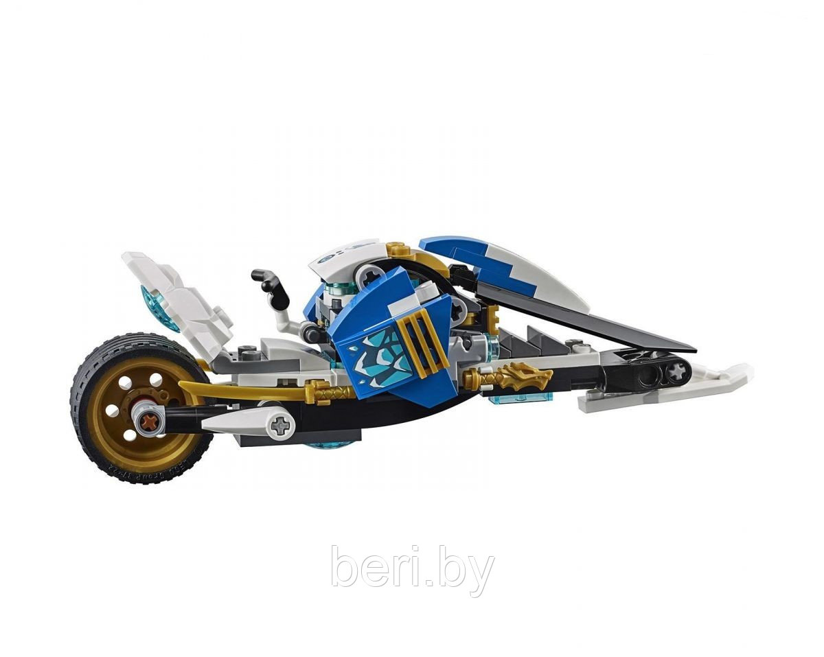 31184 Конструктор Lele NinjaGo "Мотоцикл-клинок Кая и снегоход Зейна", аналог LEGO Ninjago 70667, 402 детали - фото 3 - id-p103450137
