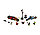31184 Конструктор Lele NinjaGo "Мотоцикл-клинок Кая и снегоход Зейна", аналог LEGO Ninjago 70667, 402 детали, фото 2