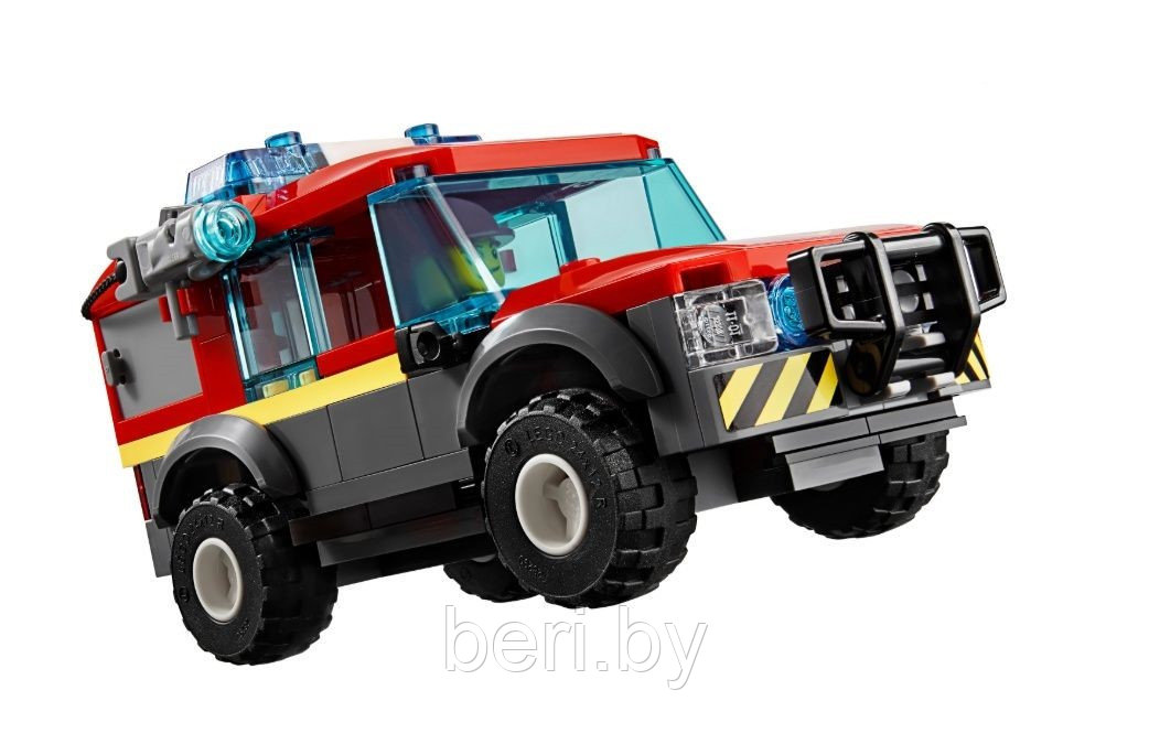 28049 Конструктор Lele Cities "Пожарное депо", аналог LEGO 60215, 537 деталей - фото 3 - id-p103450215