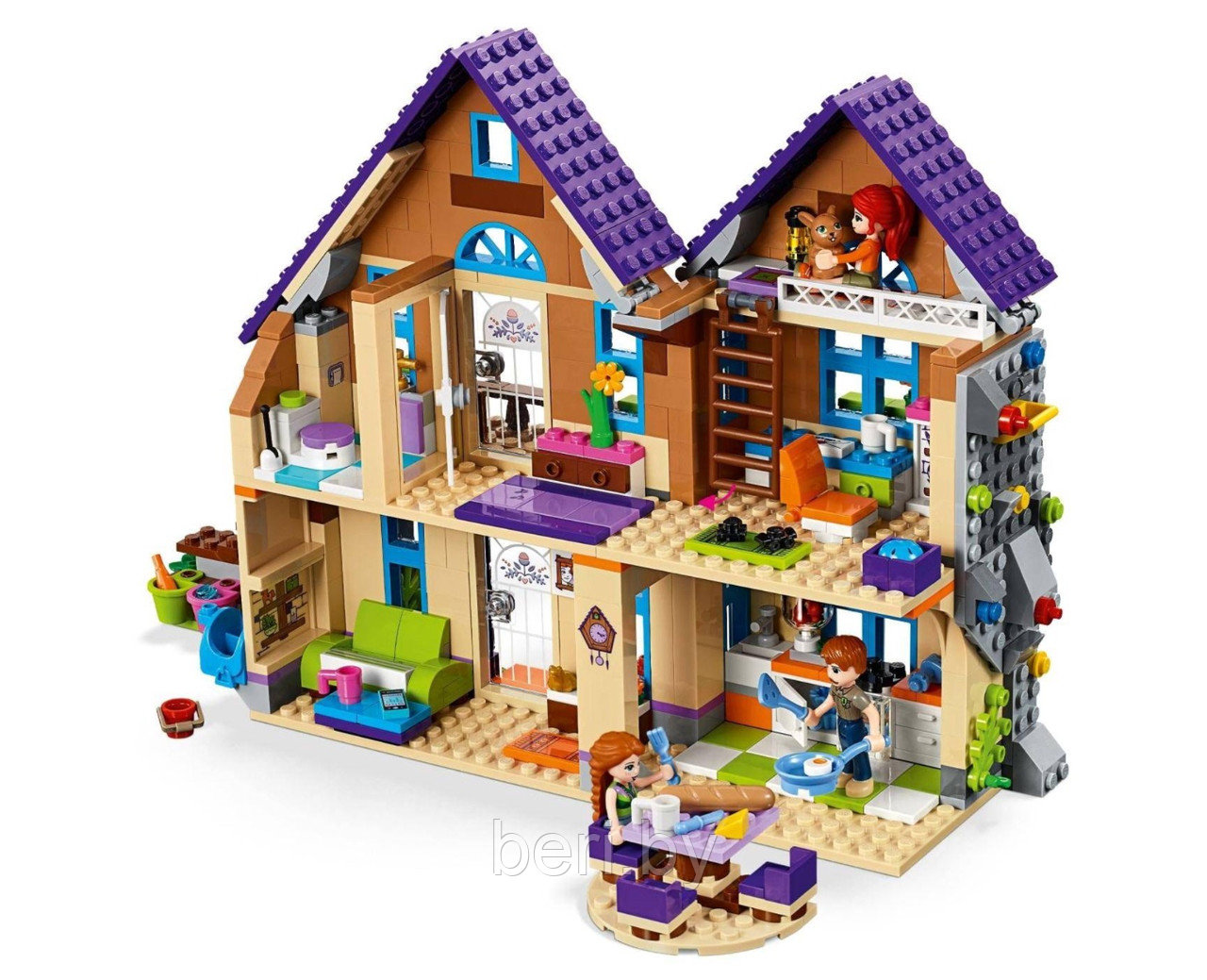 11204 Конструктор Lele Friends 2 в 1 "Дом Мии", 724 деталей, аналог LEGO 41369 - фото 4 - id-p103450277
