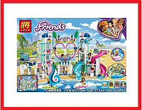 37086 Конструктор Lele Friends "Курорт Хартлейк-Сити", аналог Lego Friends 41347, 1039 деталей