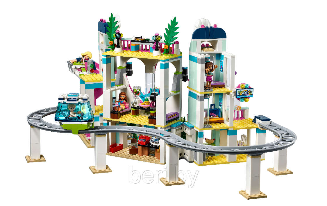 37086 Конструктор Lele Friends "Курорт Хартлейк-Сити", аналог Lego Friends 41347, 1039 деталей - фото 4 - id-p103450914