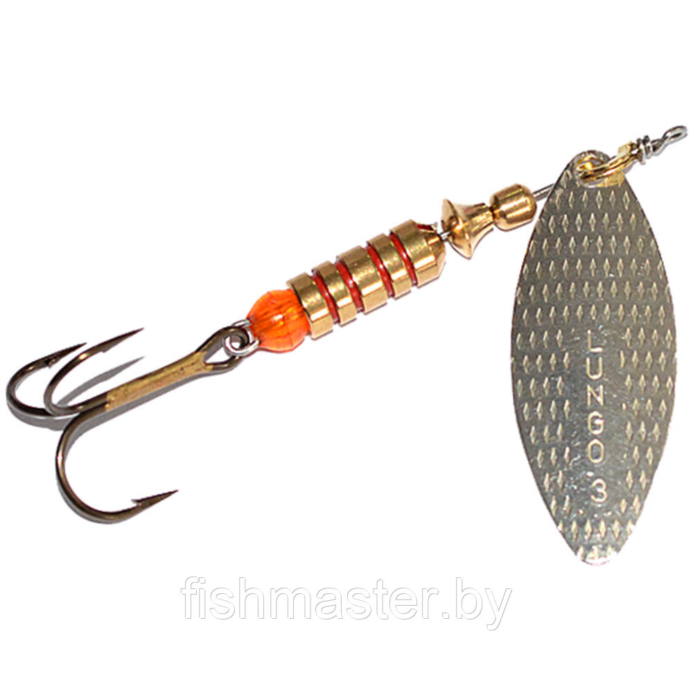 БЛЕСНА вращ. Fishmaster LUNGO N3, 7г, цв S, блист
