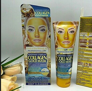 Коллагеновая золотая маска от черных точек Collagen Gold mask peel-off mask