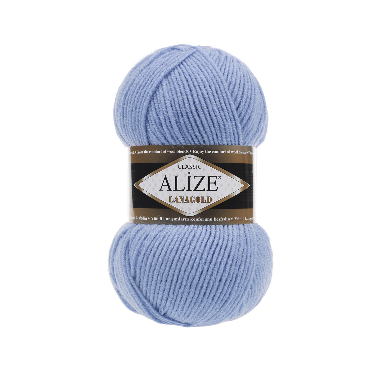 Пряжа Alize Lanagold 240 м. цвет 40 голубой - фото 1 - id-p103456416
