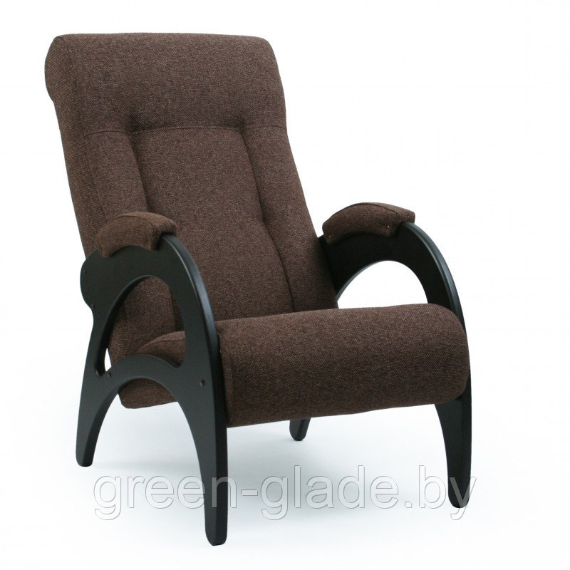 Кресло для отдыха модель 41 каркас Венге ткань Мальта-03 без лозы - фото 4 - id-p5536112