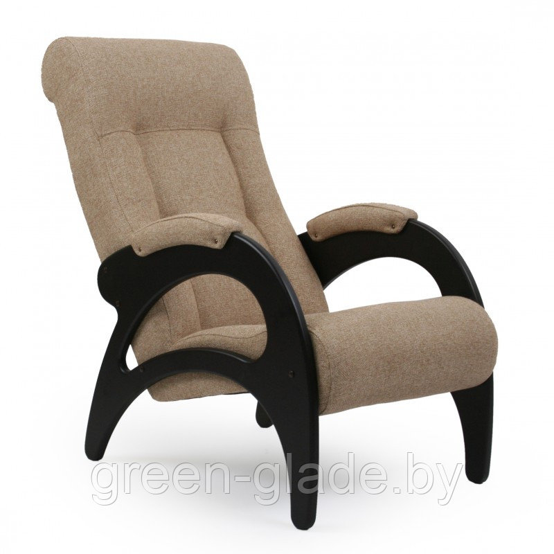 Кресло для отдыха модель 41 каркас Венге ткань Мальта-03 без лозы - фото 6 - id-p5536112