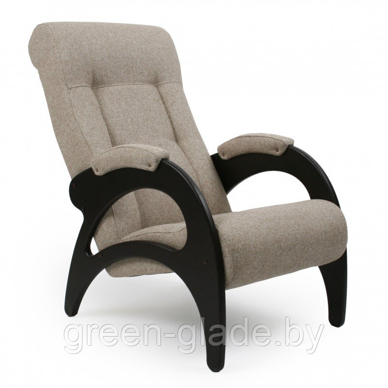 Кресло для отдыха модель 41 каркас Венге ткань Мальта-03 без лозы - фото 8 - id-p5536112